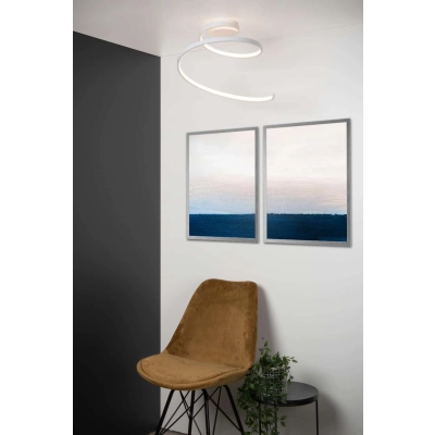 lafabryka.pl Plafon MAXENCE Ø 46 cm LED Dim 1x24W 3000K 3 StepDim White 46199/25/31 Lucide